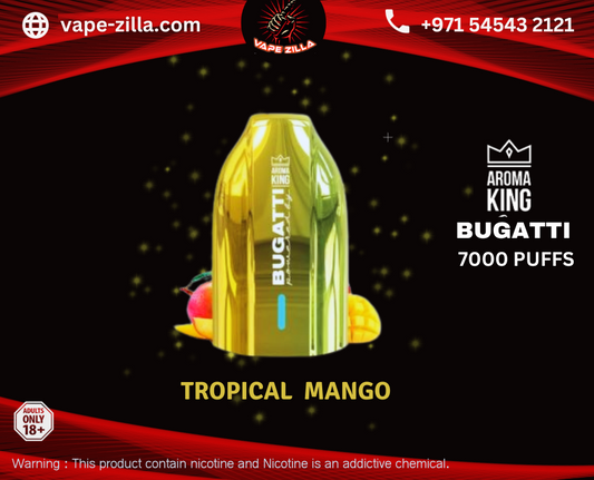 Bugatti by Aroma King 7000 Puffs - Tropical Mango