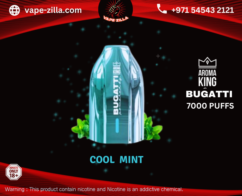 Bugatti by Aroma King 7000 Puffs - Cool Mint