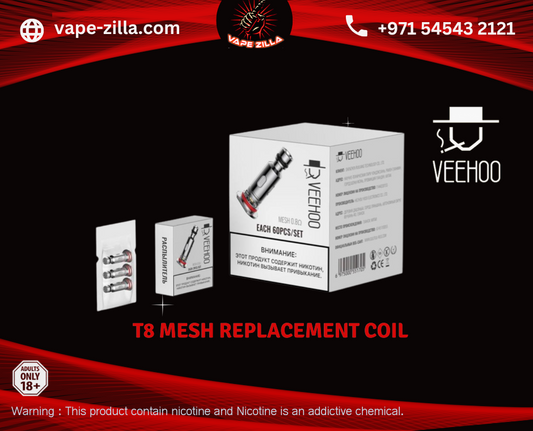 Veehoo T8 Mesh Replacement Coil - vape-zilla - vape-zilla