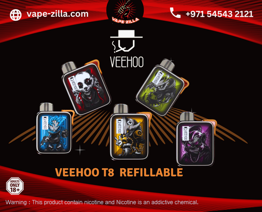 Veehoo T8 Refillable device - vape-zilla - vape-zilla