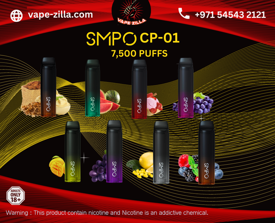 SMPO CP01 7500 Puffs - vape-zilla