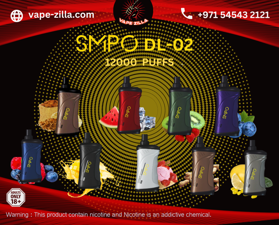 SMPO DL-02 12,000 PUFFS - vape-zilla