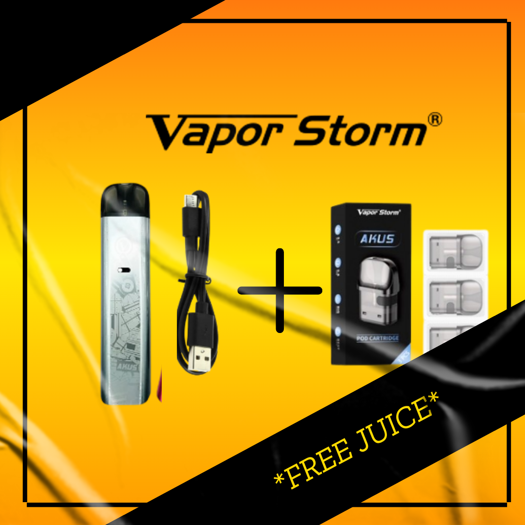 Vapor Storm Akus with pod kit combo offer in UAE, DUBAI